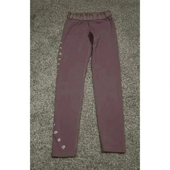 Under Armour Pants - Under Armour Women's Logo Compression Leggings, Pink, Size S,